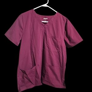 Scrubstar Women's Burgundy Scrub Top‎